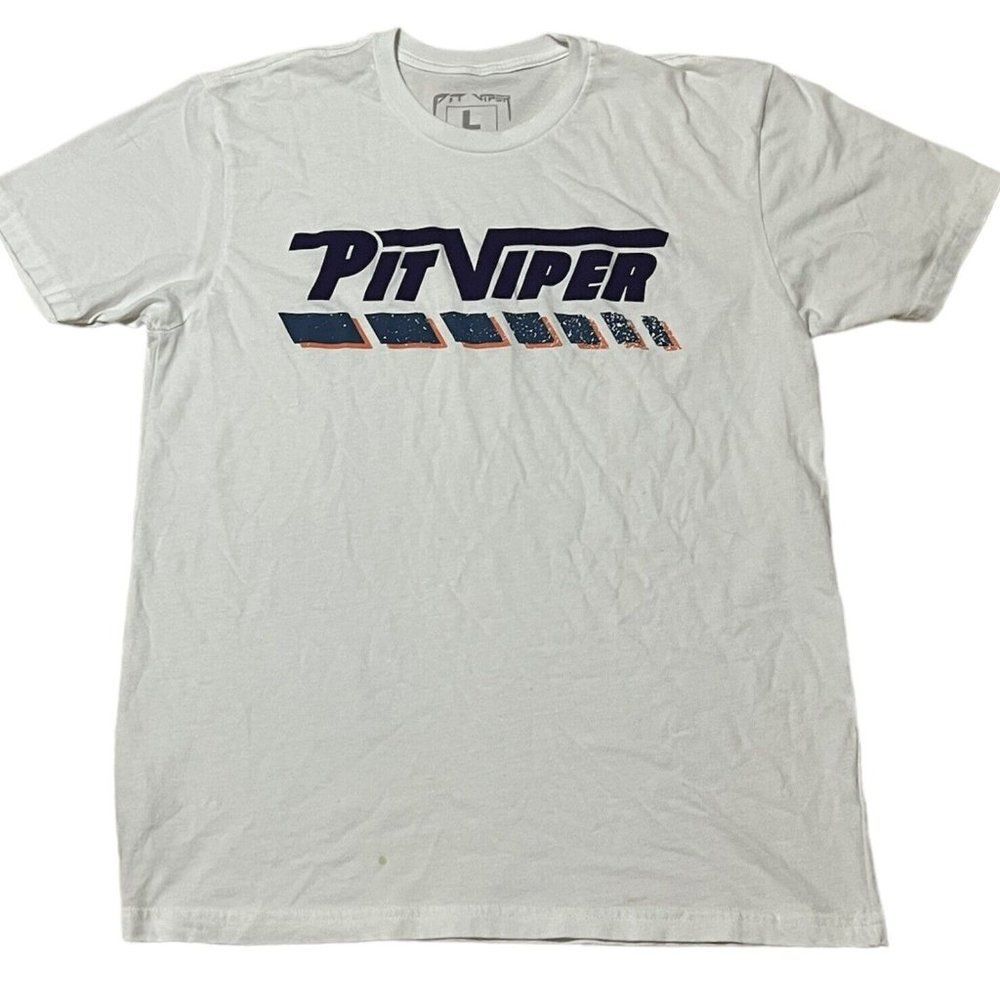 Pit Viper Sunglasses White T-Shirt Size Large